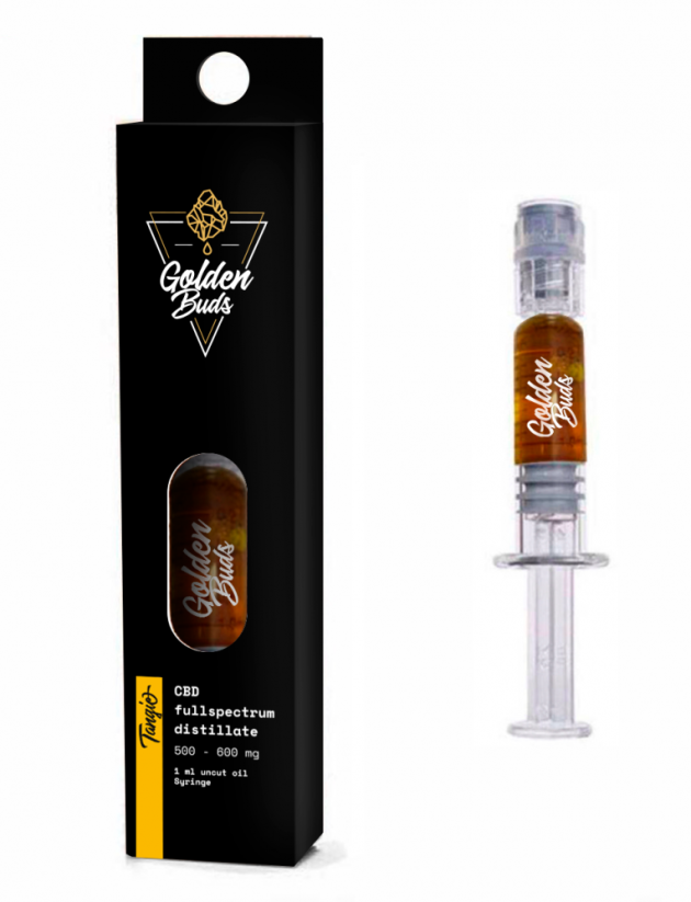 Golden Buds CBD-concentraat Tangie in spuit, 60%, 1 ml, 600 mg