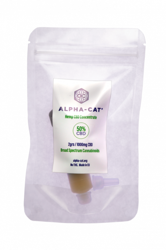 Alpha-CAT 50% CBD-Konzentrat Paste 1000 mg CBD / 2 g
