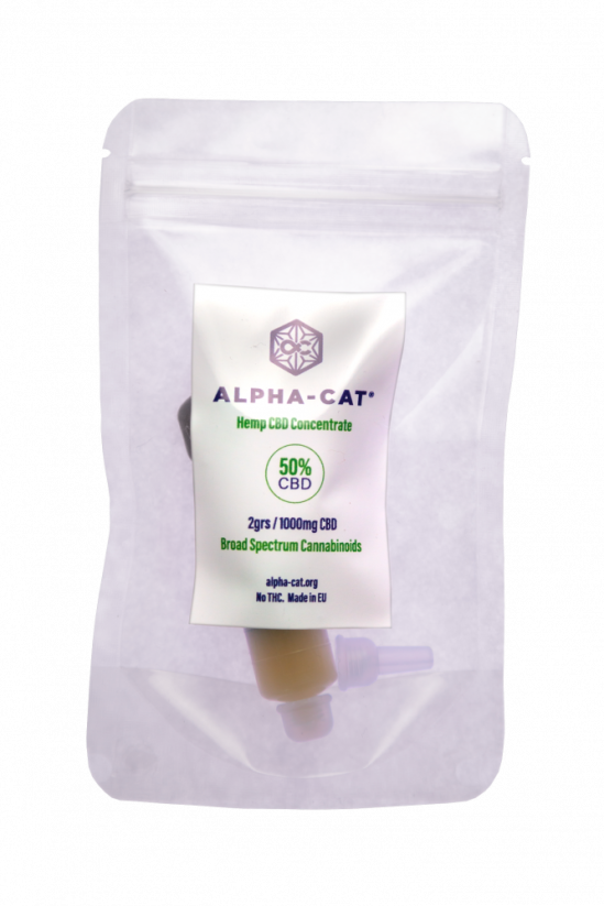 Alpha-CAT 50% CBD koncentrátum pasztában 1000mg CBD / 2g