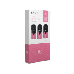 Harmony Tempo 3-Pods Embalar - Limonada rosa, 318 mg CDB