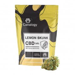 Canalogy CBD Hemp flower Lemon Skunk 14 %, 1g - 1000g