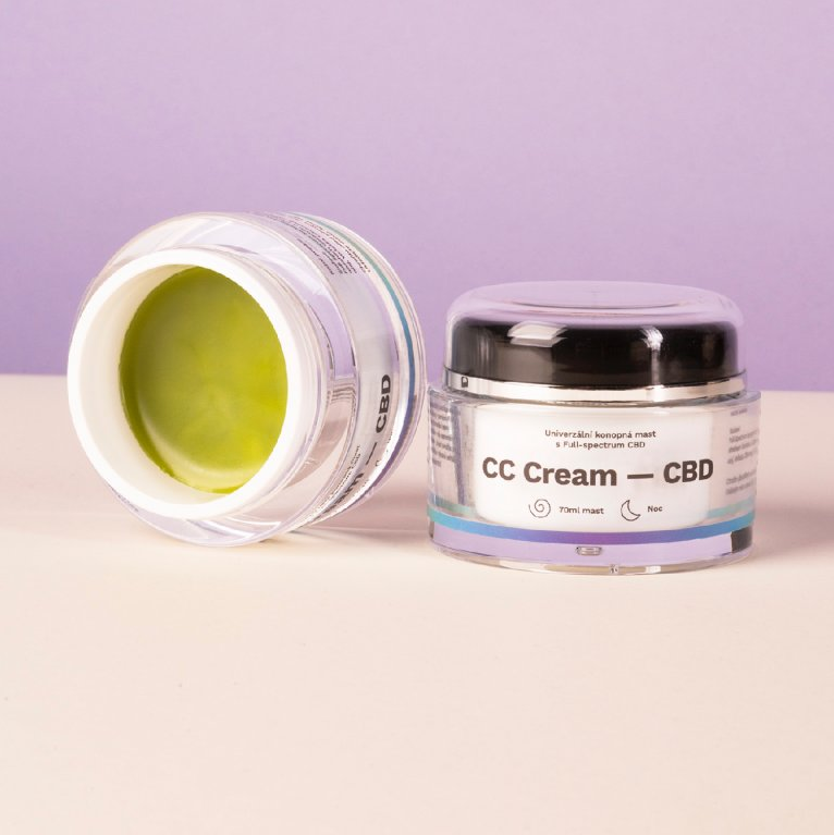 CannaCare Nočná konopná masť CC Cream s CBD, 60 ml
