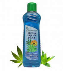 Herbavera Aroma Therapy bath foam with aloe vera and hemp 1000 ml