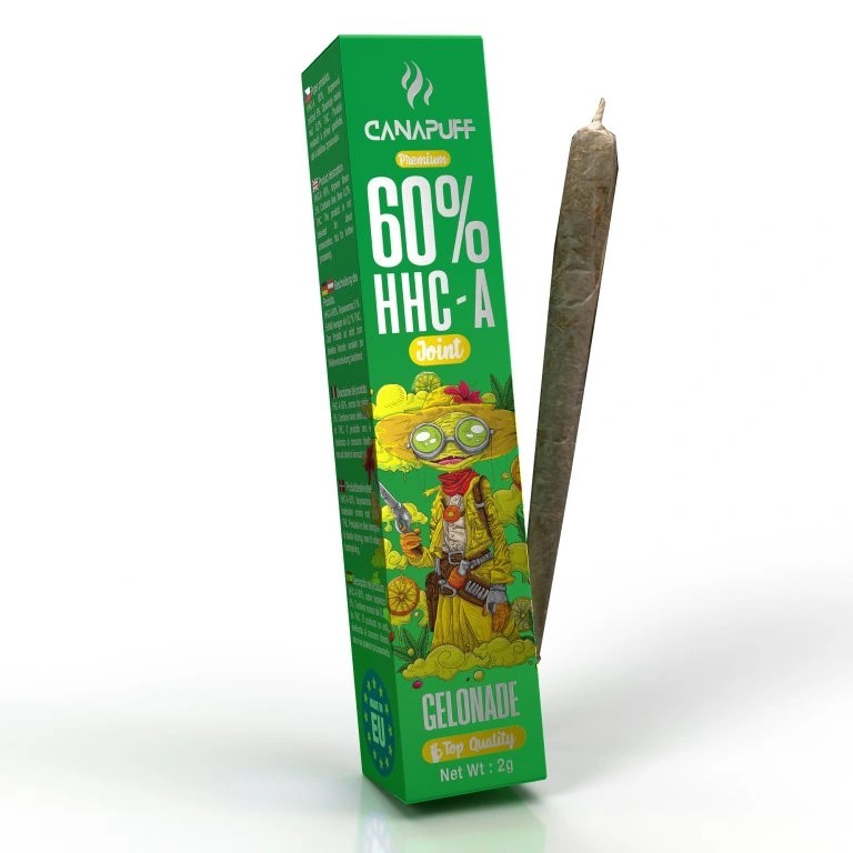 CanaPuff Gelonade HHCA Preroll, HHCA 60 %, 2 g