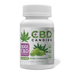 Euphoria CBD karkit Kannabis 300 mg CBD, 30 kpl x 10 mg