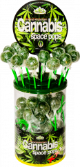 Haze Cannabis XXL Space Pops – Display Container (70 Lollies)