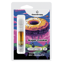Canntropy THCB Cartridge Sugar Cookie, THCB 95% ποιότητας, 1 ml