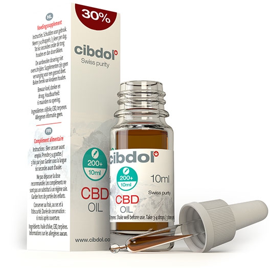 Cibdol Olīveļļa 30% CBD, 2760 mg, 10 ml