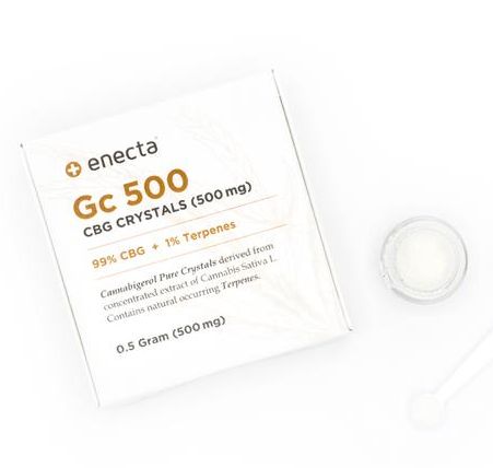 *Enecta CBG kristāli (99%), 500 mg