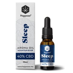 Happease Søvn CBD olie Bjergflod, 40 % CBD, 4000 mg, 10 ml