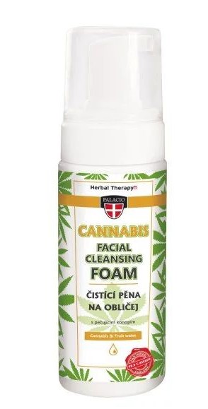 Palacio Mousse nettoyante pour le visage au cannabis, 150 ml