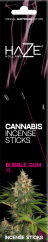 Haze Cannabis Incense Sticks Bubblegum XL