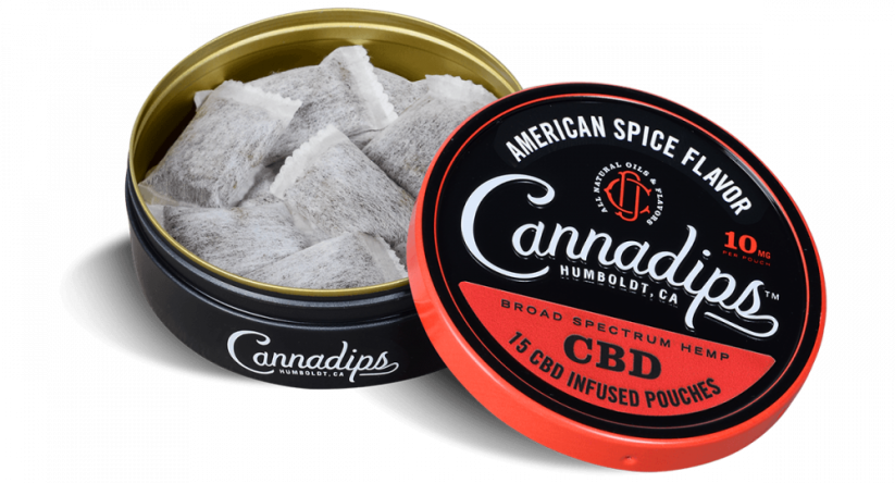 Cannadips American Spice 150mg CBD - 5 packs