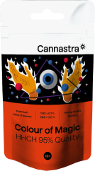 Cannastra HHCH Fiore Colore della Magia, qualità HHCH 95%, 1g - 100 g