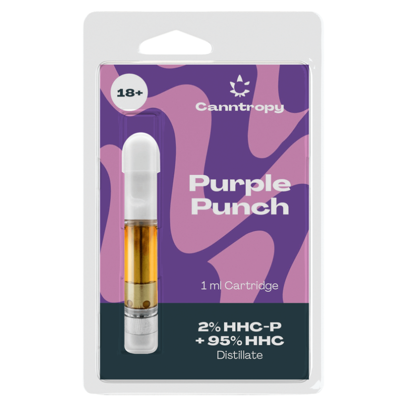 Canntropy Skartoċċ Taħlita HHC Punch Vjola, 2 % HHC-P, 95 % HHC, 1 ml