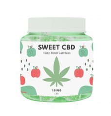 Sweet CBD 'Saurer Apfel' Gummies, 20 Stück x 5 mg, 100 mg CBD, 60 g