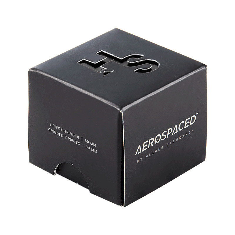 Aerospaced x Higher Standards - 2 Parçalı Öğütücü - 2,0" (50 mm) - Siyah