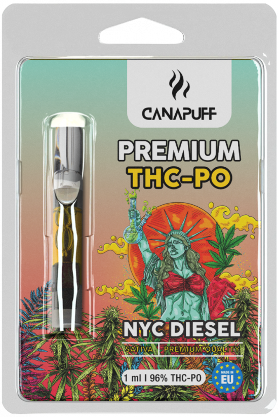 CanaPuff Cartucho THCPO NYC Diesel, THCPO 96%, 1 ml