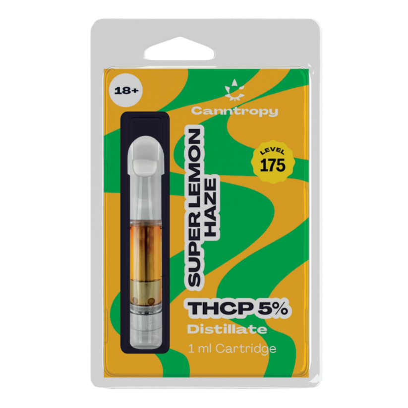 Canntropy THCP patron Super Lemon Haze - 5 % THCP, 90 % CBD, 1 ml