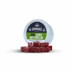 Cannabis Bakehouse CBD kube slik - Vandmelon, 30g, 22pcs x 5mg CBD