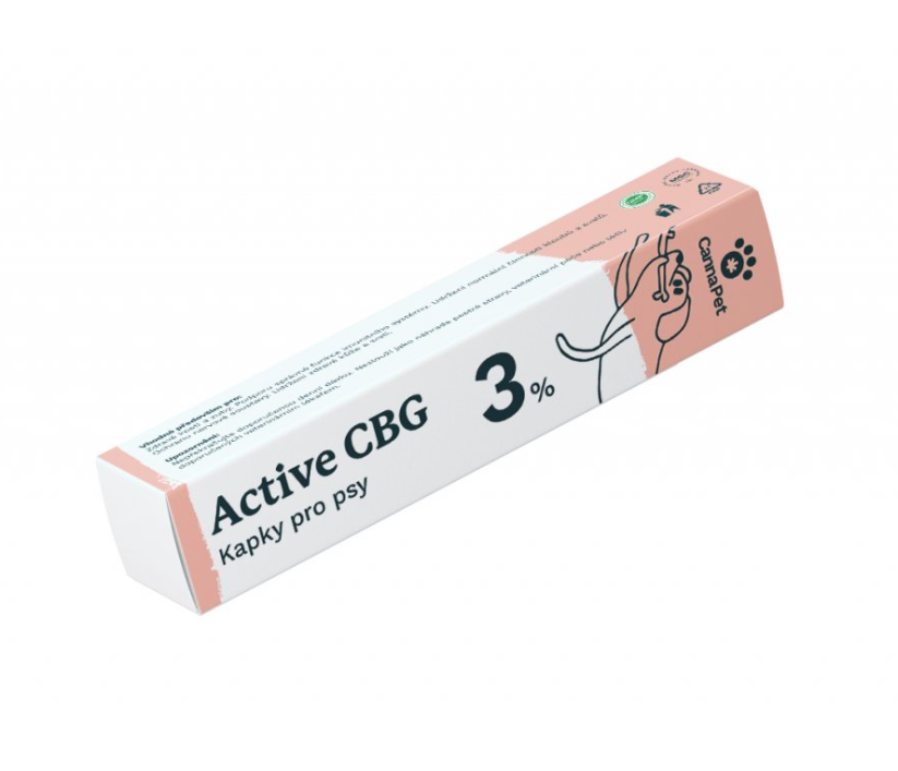 CannaPet - Active CBG Tropfen für Hunde 3% CBG, 7 ml, 210 mg
