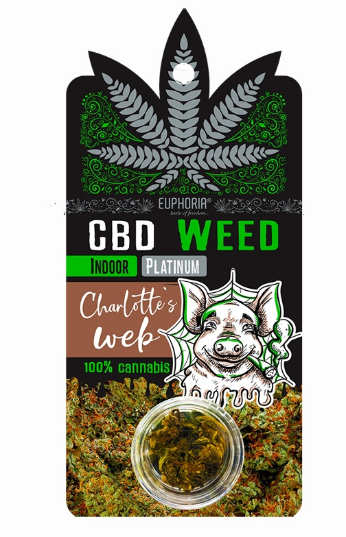 Euphoria CBD Weed Platina Charlotte's Web 0.7 g