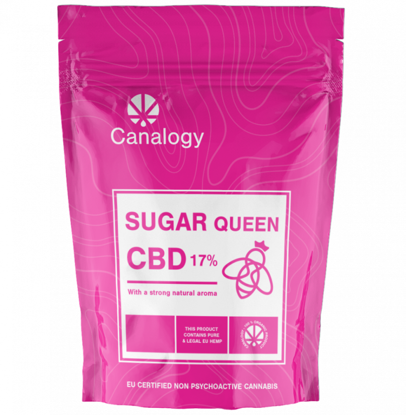 Canalogy ЦБД цвет конопље шећер краљица 15%, 1 г - 1000 г