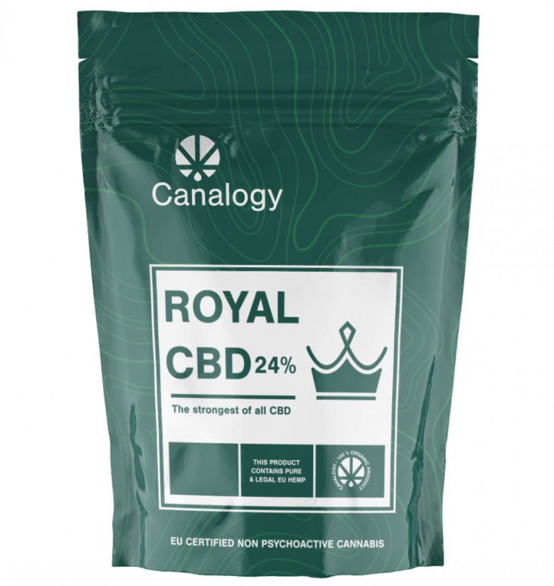 Canalogy CBD Konopný kvet Royal 16%, 1g - 1000g