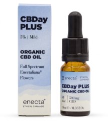 *Enecta CBDay Plus Leve Espectro completo CDB óleo 5%, 500 mg, 10 ml