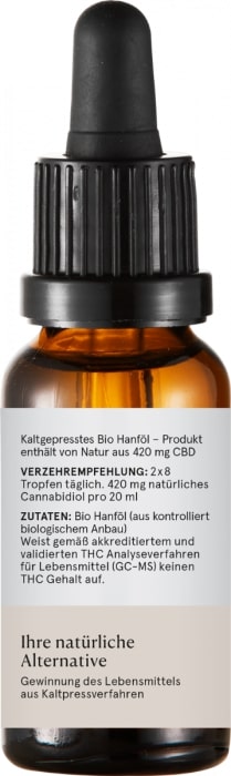 CBD Vital EREDET 'Klasszikus öt' olajjal CBD 5%, 420 mg, 20 ml