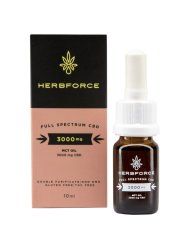 Herbforce Пълен спектър MCT Кокосово CBD масло 30%, 10 мл, 3000 мг CBD