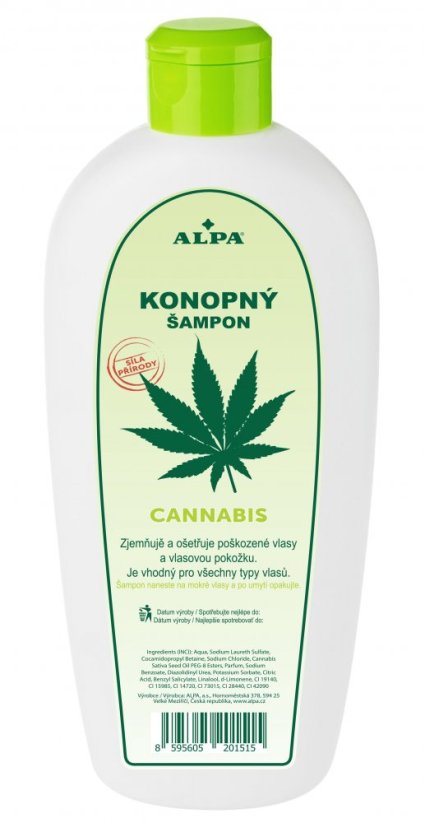 ALPA Cannabis shampoo 430ml