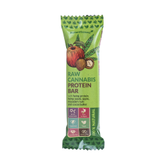 Euphoria Raw Cannabis Protein Bar Apple 50g