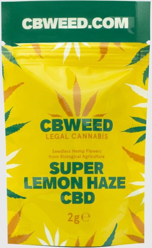 Cbweed Super Lemon Haze CBD Flower - 2 to 5 grams