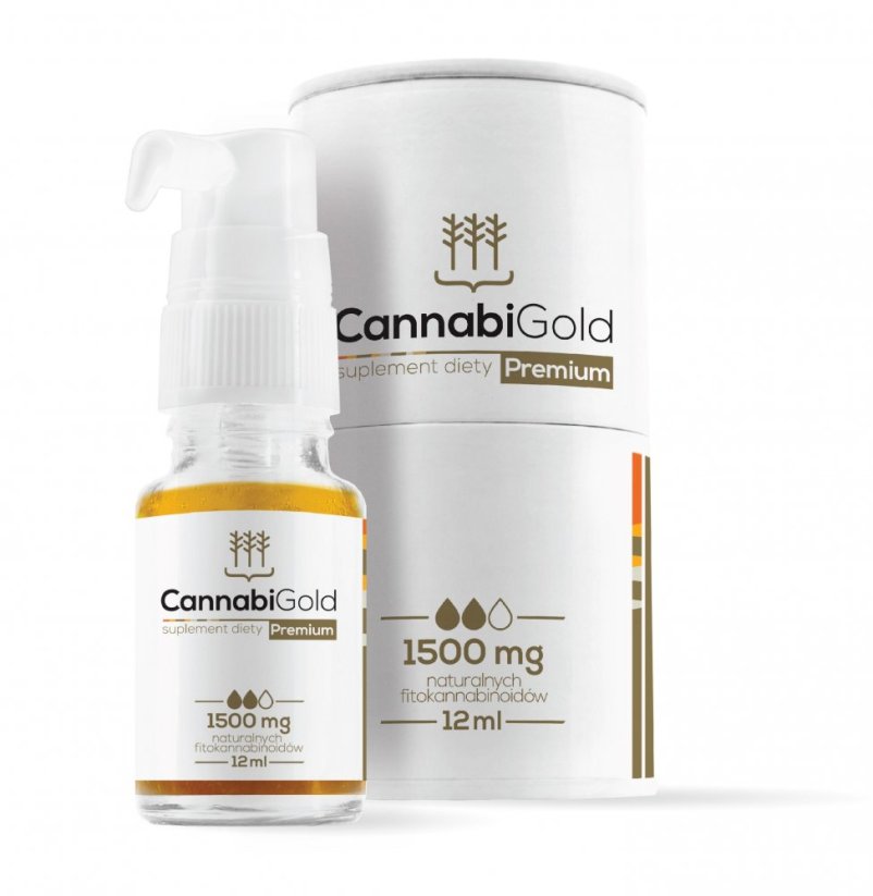 CannabiGold Premium Gold Oil 15% CBD, 30 г, 4500 мг