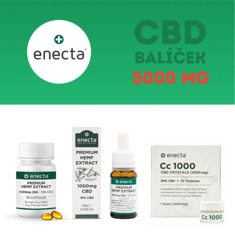 Enecta CBD パッケージ - 5000 mg