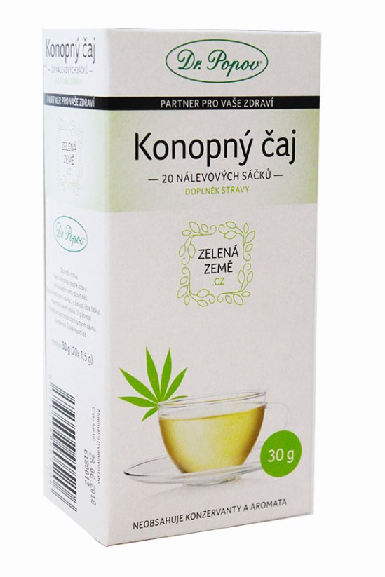 Zelena Zeme CBD Kender tea adagokban 30g, 1,6% CBD