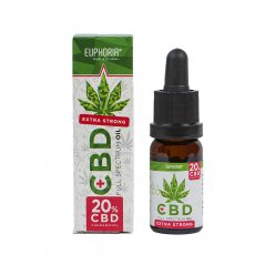 Euphoria CBD oil 20 %, 30 ml, 6000 mg