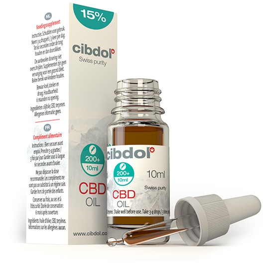 Cibdol CBD олія 15%, 4500 мг, 30 мл