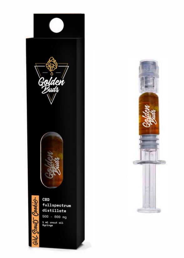 Golden Buds CBD concentrato Girl Scout Cookies in siringa, 60%, 1 ml, 600 mg
