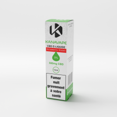 Kanavape Líquido diesel de morango, 5 %, 500 mg CDB, 10 ml