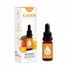 Green Pharmaceutics CBD Mango nalewka - 10%, 1000 mg, 10 ml