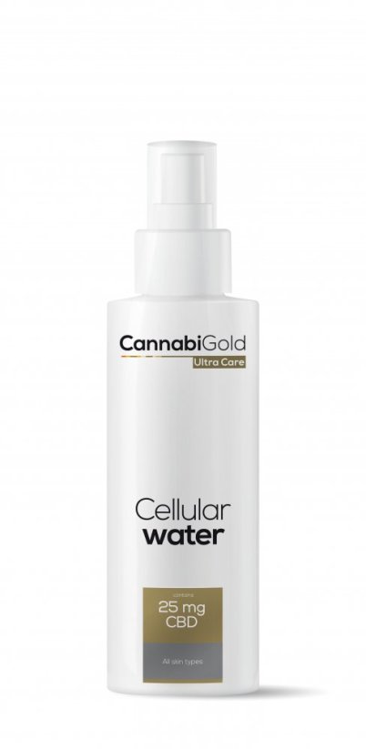 CannabiGold Κυτταρικός νερό CBD 25 mg, 125 ml