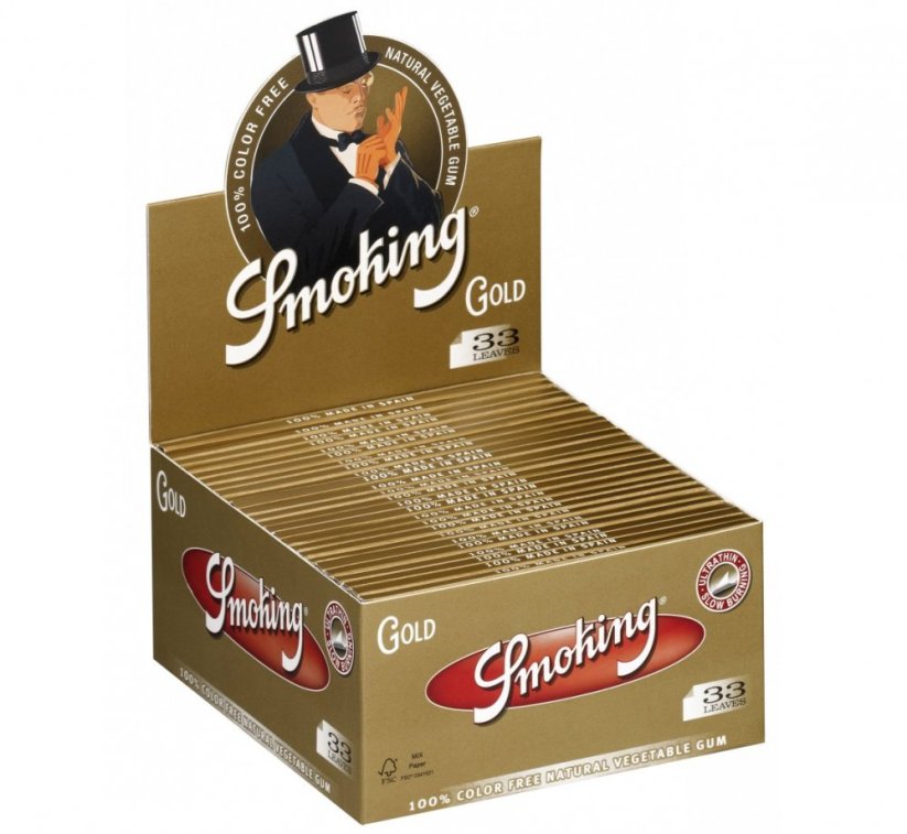 Smoking Papers King Size - Altın İnce