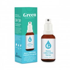 Green Pharmaceutics Nano CBG/CBD Spray - 150/150 mg, 30 ml