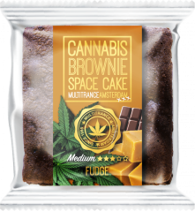 Cannabis Fudge Brownie (saveur Sativa moyenne) - Carton (24 paquets)