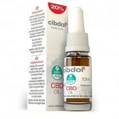 Cibdol CBD olej 20%, 6000 mg, 30 ml