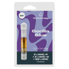 Canntropy HHC Blend Cartridge Gorilla lim, 1% HHC-P, 1% HHC-O, 95% HHC, 0,5ml