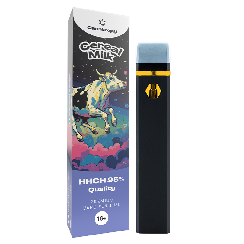 Canntropy HHCH ベイプペン シリアルミルク、HHCH 95% 品質、1 ml