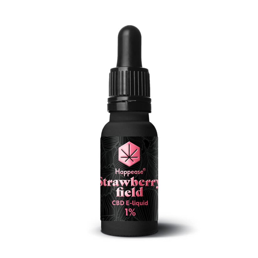 Happease CBD Liquid Strawberry Field, 1 % CBD, 100 mg, 10 ml